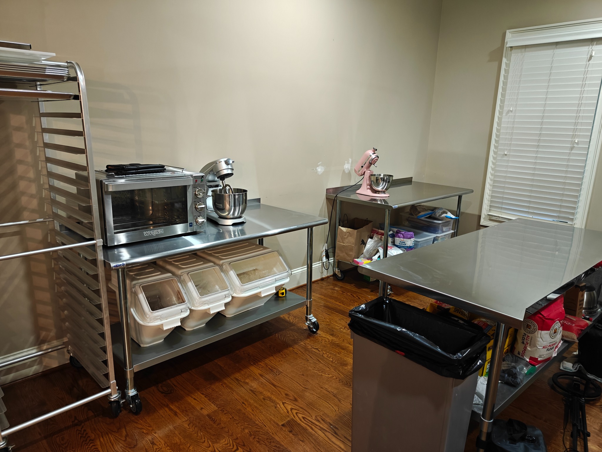 Aanya's Treats home bakery kitchen workspace