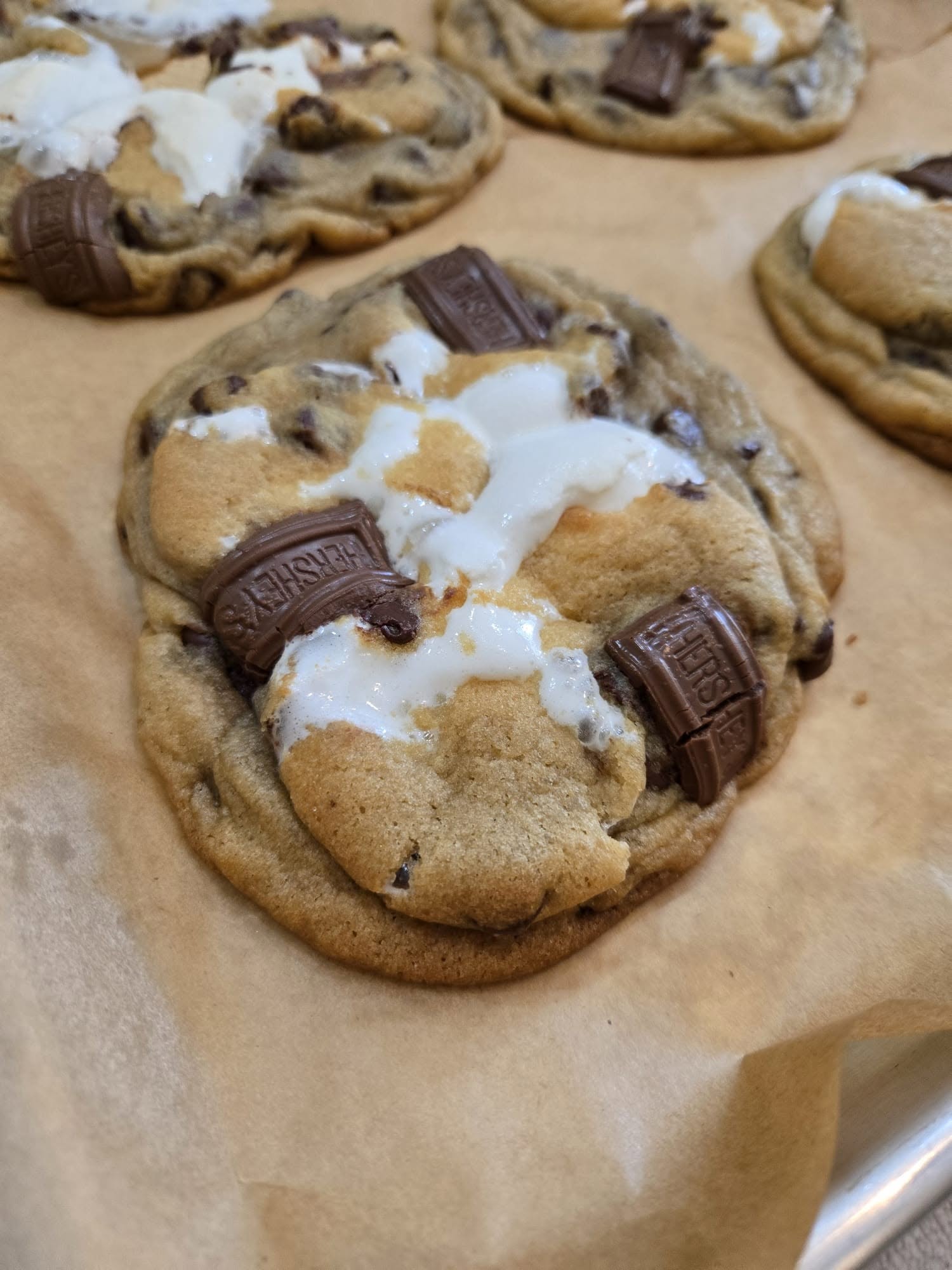 Giant S'More Cookies
